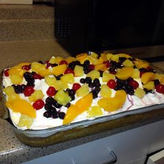 tres leches cake A picture of tres leches cake.