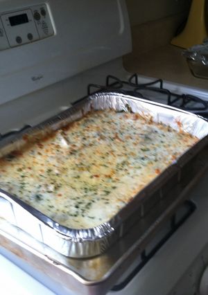 A picture of Hot Orzo Casserole.