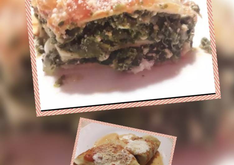 Crepes de verdura y ricota 😋