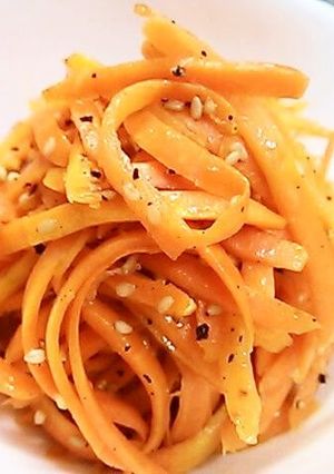 A picture of Spicy Carrot Namul.