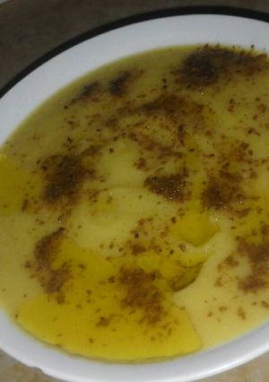 صورة لوصفة شوربة القرنبيط