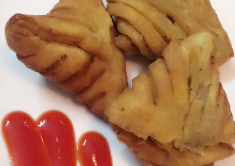 Steps to Prepare Quick Mini Layer samosa