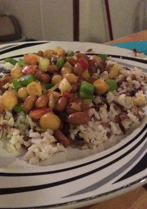 A picture of Bean salad.
