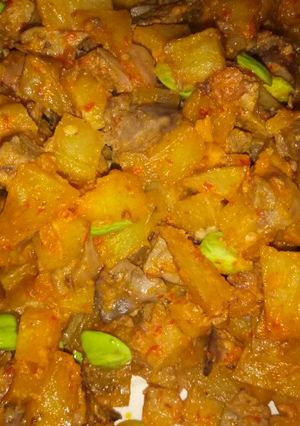 Foto resep Sambel goreng kentang ati
