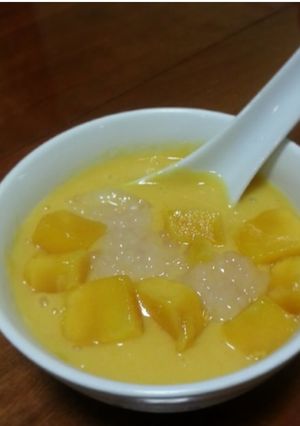 A picture of Mango Sago.