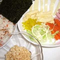 A picture of Children Will Love These ♪ Easy ♡ Hand-Rolled Sushi.