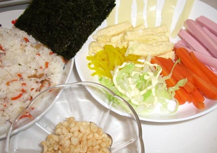 Recipe of Award-winning Children Will Love These ♪ Easy ♡ Hand-Rolled Sushi