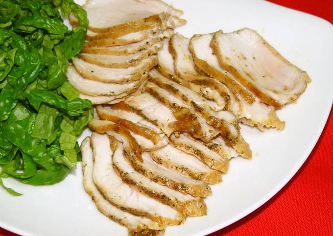 Chicken Breast with Soy Sauce Olive Oil Sauce