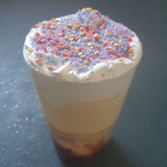 A picture of Strawberry Jam Creme Fraiche Trifle.