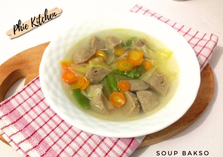 Resep Soup Bakso #11 yang Bisa Manjain Lidah