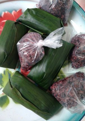 Foto resep Uli betawi pasangan # tape ketan hitam