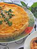 Dried Tomatoes and Cheddar Cheese Quiche