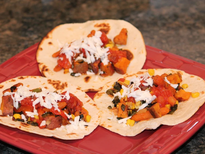 Easy Way Make Chipotle Roasted Veggie Tacos the So Delicious Makes you drool