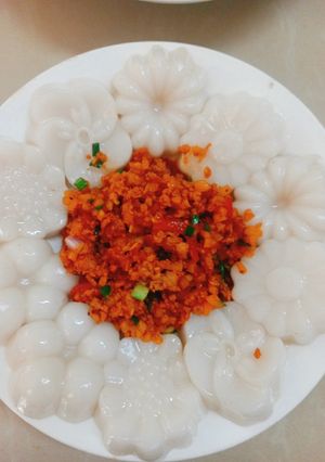 Hình của món Bánh đúc mặn.