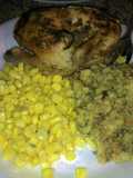 Crissy's Baked Cornish Hens Dinner