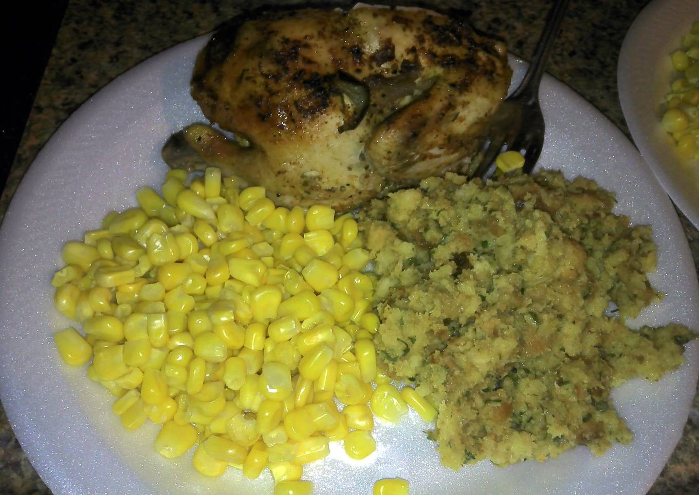 Crissy's Baked Cornish Hens Dinner