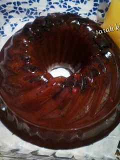 Foto resep Puding brownies oreo lembut vla vanilla