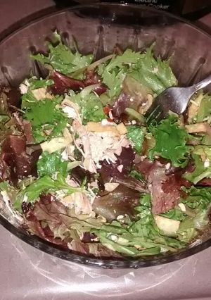 A picture of Crunchy Cranberry Chicken Salad.