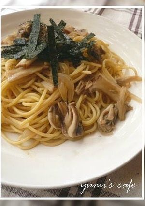 A picture of Easy Japanese-style Mushroom Spaghetti.