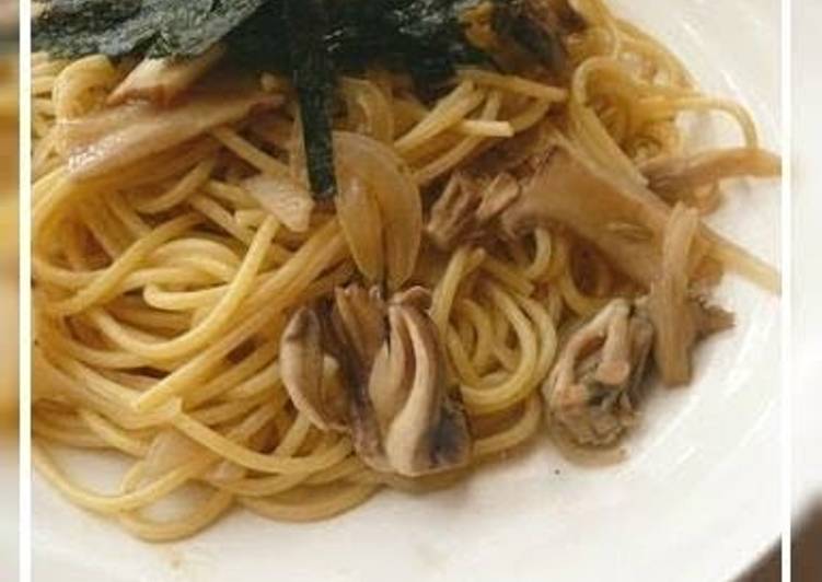 Recipe of Favorite Easy Japanese-style Mushroom Spaghetti