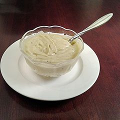 A picture of Avacado "Hollandaise" Sauce and Dip.