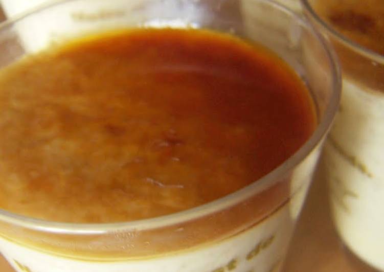 Easiest Way to Prepare Favorite Golden Combination Apple Honey Milky Pudding