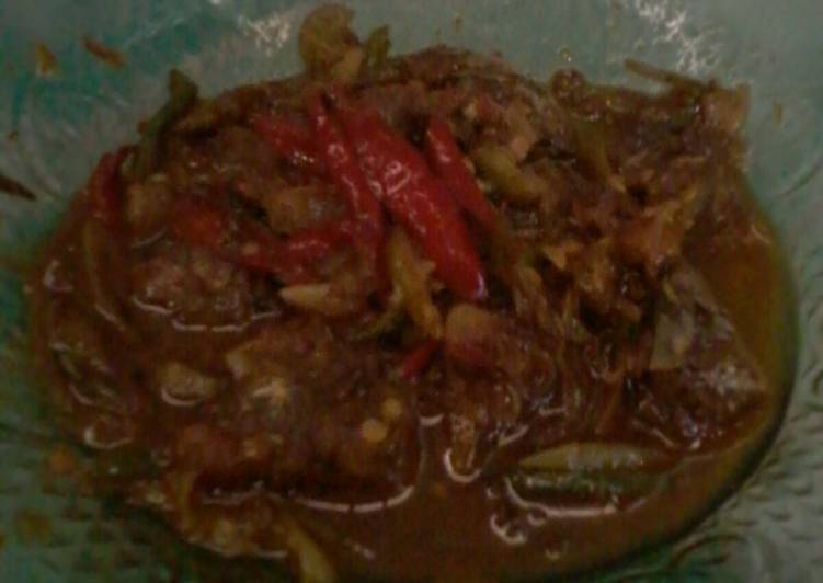 Oseng gereh (ikan asin) Pedas Murmer