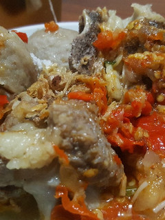 Foto resep Kuah bakso kaldu sambal taichan