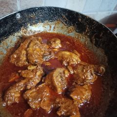 A picture of Chicken Qorma.