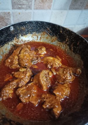 A picture of Chicken Qorma.