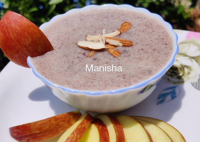 Ragi sales apple porridge