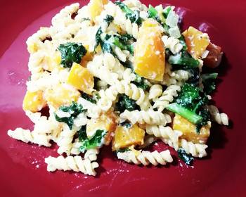 Fresh, Making Recipe Butternut squash kale and ricotta pasta Restaurant Style