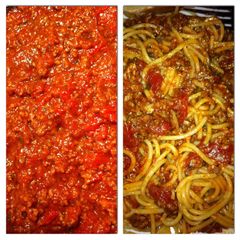 A picture of Spaghetti Sauce.