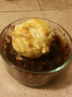 A picture of Mug microwave brownie.