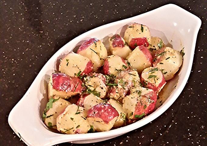 Garlic Herb Small Red Potatos