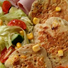 A picture of Vickys Sweetcorn Fritters, GF DF EF SF NF.