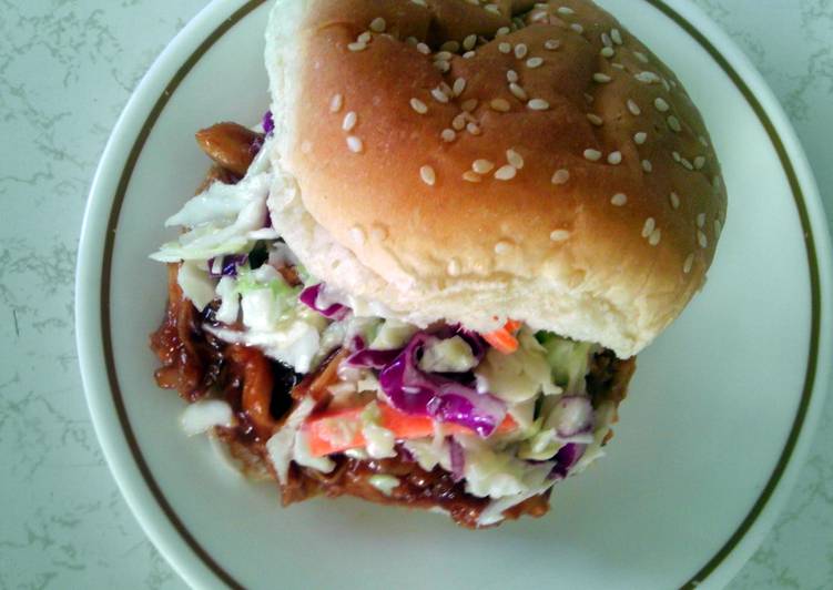 Recipe of Super Quick Homemade Bbq chicken sliders