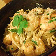 A picture of Cilantro Lime Shrimp Linguine.