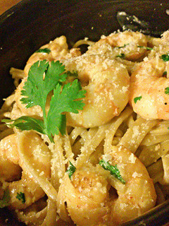 A picture of Cilantro Lime Shrimp Linguine.
