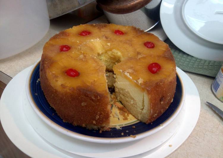 Steps to Make Super Quick Homemade Franny&#39;s Upside Down Pineapple Cake