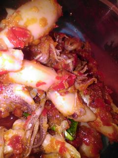 Foto resep Cumi asin pedas