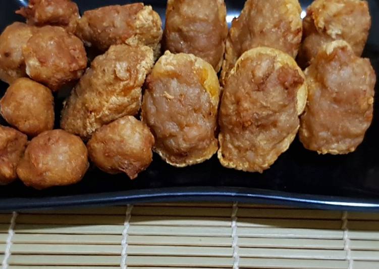 Bakso Goreng &amp; Bakso Tahu Goreng (piggy)