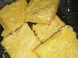 Fainá de queso en licuadora