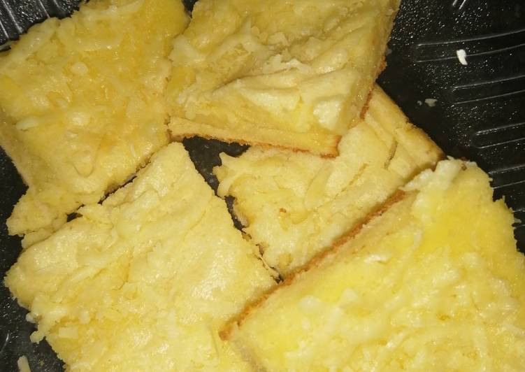 Fainá de queso en licuadora