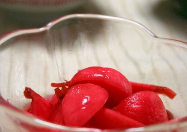 Easiest Way to Prepare Super Quick Homemade Radishes Pickled in Sweet Vinegar