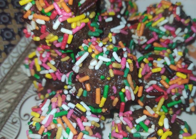 Resep: saat makan malamBola bola coklat