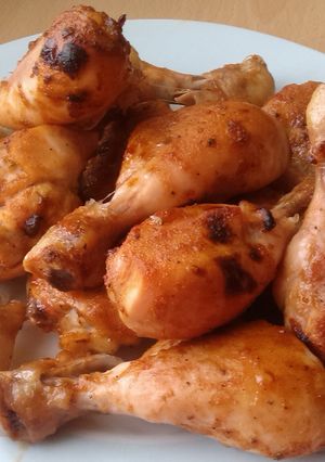 A picture of Vickys BBQ Chicken Drumsticks, GF DF EF SF NF.