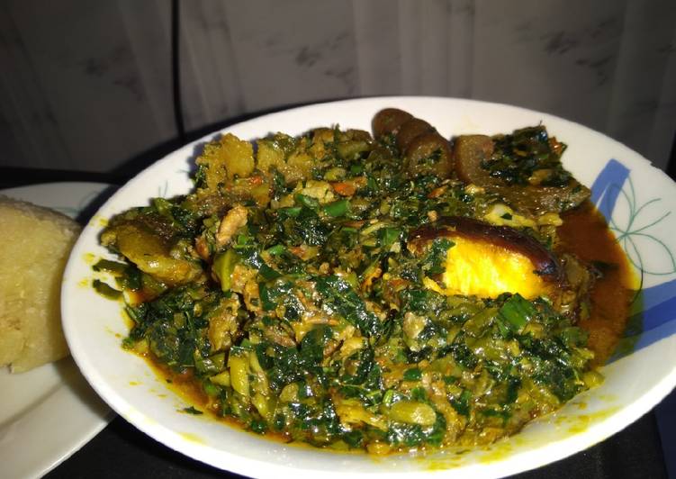 Recipe of Speedy EdikaIkong (vegetable) soup | This is Recipe So Yummy You Must Test Now !!