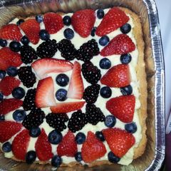 A picture of fruit tart.
