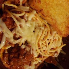 A picture of Spaghetti and Meat Balls.
